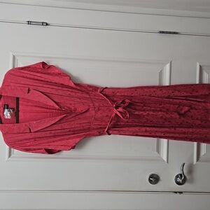 Elegant Red Dress. Silky Feeling Fabric The Feels Like A Nightgown. I Love It!